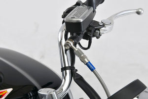 PLOT SWAGE-LINE PRO CLUTCH HOSE KIT BLACK STAINLESS STEEL FITTINGS CLEAR HOSE FOR HONDA CB1100EX ABS BTP0035C