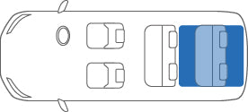KARO FLAXY BRILLIANT BLUE LUGGAGE MATS FOR VOLKSWAGEN Golf Touran 1TC FLAXY-2882-BLUE