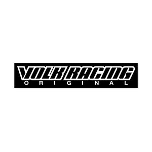 RAYS VOLK RACING LOGO BOX STICKER BLACK 74990000BOXBK
