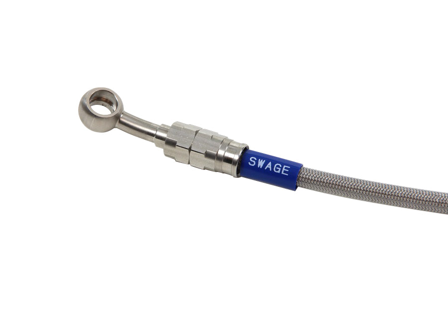 PLOT SWAGE-LINE PRO CLUTCH HOSE KIT STAINLESS STEEL FITTINGS CLEAR HOSE FOR SUZUKI HAYABUSA BREMBO CLUTCH SPEC STP558C