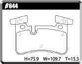ACRE EUROSTREEET BRAKE PAD REAR FOR MERCEDES BENZ E-CLASS W212 SERIES W212 SEDAN 6.3 E63 AMG 212077 β644-EUROSTREEET