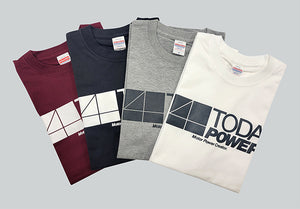 TODA RACING COTTON T-SHIRT 2L CHARCOAL 99900-TEE-C2L