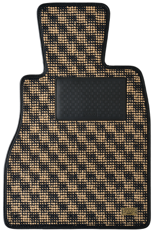 KARO FLAXY BRILLIANT BEIGE FLOOR MATS FOR Nissan Skyline R30 FLAXY-8-BEIGE