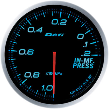 DEFI ADVANCE BF INTAKE MANIFOLD PRESSURE GAUGE BLUE FOR  DF10103