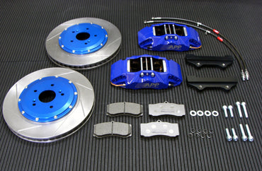 APP BRAKE CALIPER KIT HEAT-RESISTANT POWDER COATING (BLUE) FRONT 6 PISTON WC61 FOR SUBARU IMPREZA WRX (IMPREZA WRX) GC8 WC61P-GC8