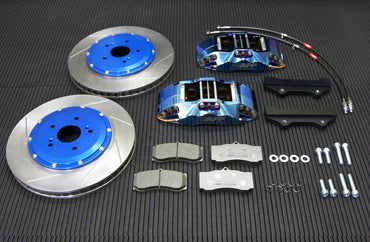APP BRAKE CALIPER KIT TITANIUM COATING FRONT 6 PISTON WC61 FOR SUBARU LEGACY TOURING WAGON (LEGACY TOURINGWAGON) BP5 BPE WC61K-BL5