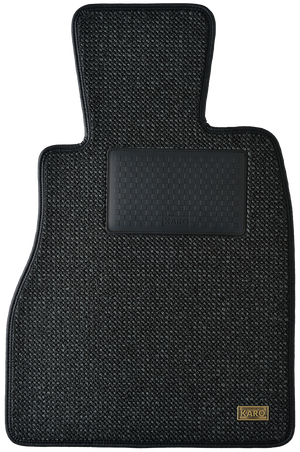KARO GRAN KRONE TWEED BLACK FLOOR MATS FOR AUDI A1 8XC GRAN-KRONE-2934-BLACK