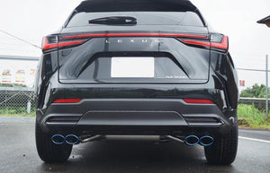 EXART ONE MUFFLER SPORTS SOUND TITANIUM OVAL TAILPIPE (110MM X 70MM 4 PIPES) EXHAUST EXHAUST FOR LEXUS NX350H NX450H+ 6AA-AAZH20 AAZH25 6LA-AAZH26 A25A-FXS EA02-LX112-T