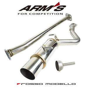 ROSSO MODELLO ARMS GT-304S STAINLESS STRAIGHT CENTER PIPE RACING EXHAUST MUFFLER FOR TOYOTA 86 ZN6 AGS-137S