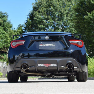 ROSSO MODELLO ARMS GT-304RRK STAINLESS DUAL EXIT REAR RACING EXHAUST MUFFLER FOR SUBARU BRZ ZC6 KOUKI AGT-137RRK