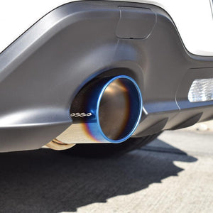ROSSO MODELLO ARMS GT-TITAN-S TITANIUM TAIL BLUE STRAIGHT CENTER PIPE RACING EXHAUST MUFFLER FOR SUBARU BRZ ZC6 AGT-137S-BLUE