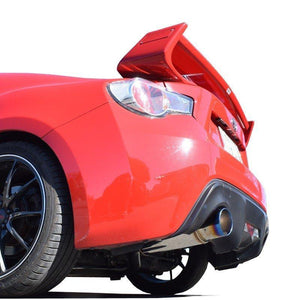 ROSSO MODELLO ARMS GT-TITAN-T TITANIUM TAIL BLACK WITH CENTER SILENCER RACING EXHAUST MUFFLER FOR SUBARU BRZ ZC6 AGT-137T-BLACK