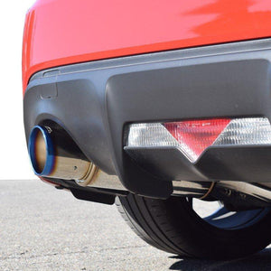 ROSSO MODELLO ARMS GT-TITAN-T TITANIUM TAIL BLACK WITH CENTER SILENCER RACING EXHAUST MUFFLER FOR SUBARU BRZ ZC6 AGT-137T-BLACK