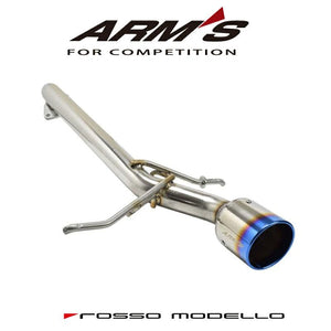 ROSSO MODELLO ARMS GT-304Z3R-TI TITANIUM TAIL BLUE RIGHT EXIT REAR RACING EXHAUST MUFFLER FOR SUZUKI SWIFT SPORT ZC33S AGT-738Z3R-BLUE