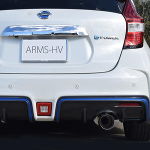 ROSSO MODELLO ARMS HV-304T STAINLESS REMOVABLE INNER SILENCER RACING EXHAUST MUFFLER FOR NISSAN NOTE E-POWER NISMO HE12 HR12DE EM57 AHV-220T