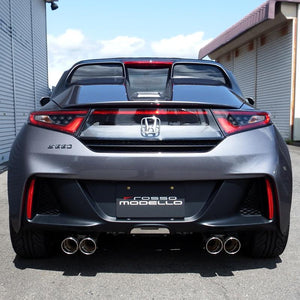 ROSSO MODELLO COLBASSO GTX-FOUR QUAD STAINLESS TAIL EXHAUST MUFFLER FOR HONDA S660 JW5 AT MT S07A COBF-K336X