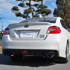 ROSSO MODELLO COLBASSO GT-FOUR QUAD TITANIUM TAIL BLUE EXHAUST MUFFLER FOR SUBARU WRX S4 VAG FA20 TURBO COBF-K405-BLUE