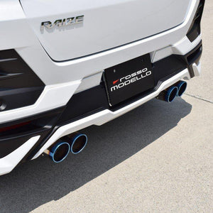 ROSSO MODELLO COLBASSO GT-FOUR QUAD TITANIUM TAIL BLACK EXHAUST MUFFLER FOR TOYOTA RAIZE 2WD TURBO A200A 1KR-VET COBF-M155-BLACK