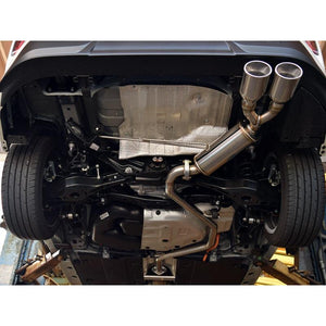 ROSSO MODELLO COLBASSO NA2 DUAL EXIT EXHAUST MUFFLER FOR TOYOTA PRIUS 4WD ZVW55 2ZR-1NM-1MM COBN-K146