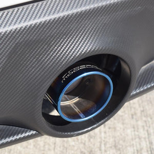 ROSSO MODELLO COLBASSO TI-R SINGLE EXIT TITANIUM TAIL SILVER EXHAUST MUFFLER FOR SUZUKI SWIFT SPORT ZC33S MT K14C COBR-R738-SILVER