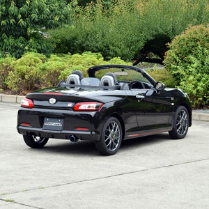 ROSSO MODELLO COLBASSO TI-R SINGLE EXIT TITANIUM TAIL SILVER EXHAUST MUFFLER FOR DAIHATSU COPEN LA400K AT MT KF COBR-R818-SILVER