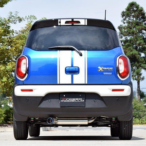 ROSSO MODELLO IKUSA-TI TITANIUM TAIL BLUE EXHAUST MUFFLER FOR SUZUKI XBEE 4WD MN71S K10C HYBRIDTURBO COBT-I740-BLUE
