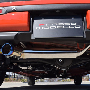 ROSSO MODELLO IKUSA-TI TITANIUM TAIL BLACK EXHAUST MUFFLER FOR SUZUKI HUSTLER 4WD MR52S MR92S R06A-WA05A COBT-I746-BLACK
