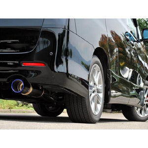 ROSSO MODELLO COLBASSO TI-C TITANIUM TAIL BLUE EXHAUST MUFFLER FOR TOYOTA ALPHARD ANH20W 2AZ-FE COBT-K108-BLUE