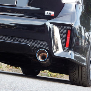 ROSSO MODELLO COLBASSO TI-C TITANIUM TAIL BLACK EXHAUST MUFFLER FOR TOYOTA PRIUS ALPHA G'S ZVW41W 2ZR-5JM COBT-K144-BLACK