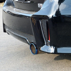 ROSSO MODELLO COLBASSO TI-C TITANIUM TAIL BLACK EXHAUST MUFFLER FOR TOYOTA PRIUS ALPHA G'S ZVW41W 2ZR-5JM COBT-K144-BLACK