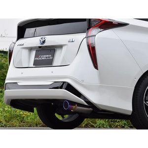 ROSSO MODELLO COLBASSO TI-C TITANIUM TAIL BLACK EXHAUST MUFFLER FOR TOYOTA PRIUS ZVW50 2ZR-1NM COBT-K145-BLACK