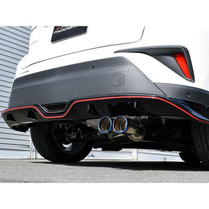 ROSSO MODELLO COLBASSO TI-C TITANIUM TAIL BLACK EXHAUST MUFFLER FOR TOYOTA C-HR 2WD TURBO GR SPORT NGX10 MT 2ZR-1NM COBT-K151-BLACK