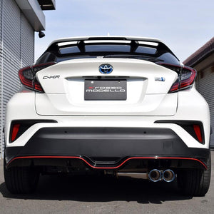ROSSO MODELLO COLBASSO TI-C TITANIUM TAIL BLUE EXHAUST MUFFLER FOR TOYOTA C-HR 2WD TURBO GR SPORT NGX10 MT 2ZR-1NM COBT-K151-BLUE