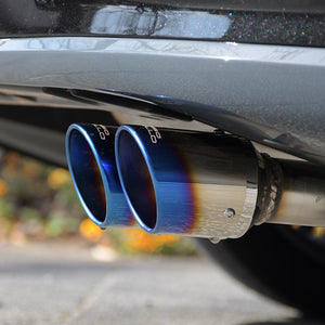 ROSSO MODELLO COLBASSO TI-C TITANIUM TAIL BLUE EXHAUST MUFFLER FOR TOYOTA PRIUS HYBRID MXWH60 M20A-FXS 2.0LHYBRID COBT-K164-BLUE