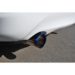 ROSSO MODELLO COLBASSO TI-C TITANIUM TAIL BLUE EXHAUST MUFFLER FOR NISSAN FUGA Y51 VQ25HR COBT-K216-BLUE