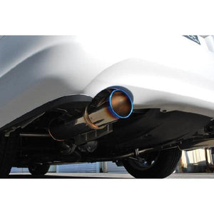 ROSSO MODELLO COLBASSO TI-C TITANIUM TAIL BLUE EXHAUST MUFFLER FOR NISSAN FUGA Y51 VQ25HR COBT-K216-BLUE