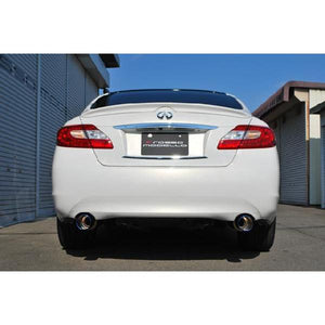 ROSSO MODELLO COLBASSO TI-C TITANIUM TAIL BLUE EXHAUST MUFFLER FOR NISSAN FUGA Y51 VQ25HR COBT-K216-BLUE