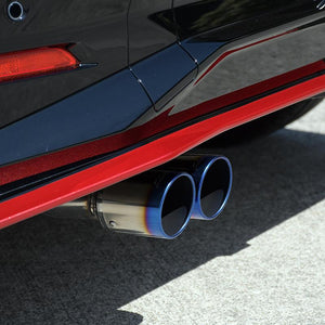 ROSSO MODELLO COLBASSO TI-C TITANIUM TAIL BLACK EXHAUST MUFFLER FOR NISSAN NOTE AURA NISMO 4WD FSNE13 HR12-EM47-MM48 COBT-K223-BLACK