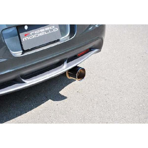 ROSSO MODELLO COLBASSO TI-C TITANIUM TAIL SILVER EXHAUST MUFFLER FOR HONDA CR-Z ZF1 AT LEA-MF6 COBT-K318-SILVER