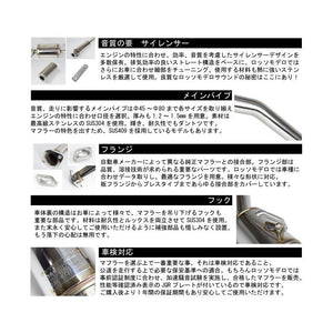 ROSSO MODELLO COLBASSO TI-C TITANIUM TAIL BLUE EXHAUST MUFFLER FOR HONDA FIT RS GE8 CHUKI AT MT L15A COBT-K322-BLUE