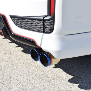 ROSSO MODELLO COLBASSO TI-C TITANIUM TAIL SILVER EXHAUST MUFFLER FOR HONDA STEP WAGON SPADA RP3 RP5 L15B TURBO COBT-K337-SILVER