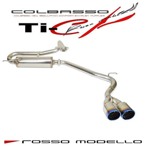 ROSSO MODELLO COLBASSO TI-C TITANIUM TAIL SILVER EXHAUST MUFFLER FOR HONDA STEP WAGON SPADA RP3 RP5 L15B TURBO COBT-K337-SILVER