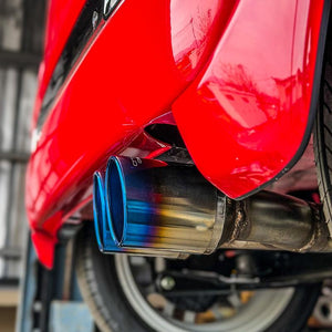 ROSSO MODELLO COLBASSO TI-C TITANIUM TAIL BLACK EXHAUST MUFFLER FOR HONDA N-ONE JG3 MT S07B TURBO COBT-K343-BLACK