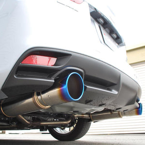 ROSSO MODELLO COLBASSO TI-C TITANIUM TAIL BLACK EXHAUST MUFFLER FOR SUBARU LEVORG VM4 FB16 COBT-K404-BLACK