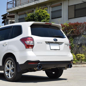 ROSSO MODELLO COLBASSO TI-C TITANIUM TAIL SILVER EXHAUST MUFFLER FOR SUBARU FORESTER SJG FA20 COBT-K406-SILVER