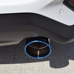 ROSSO MODELLO COLBASSO TI-C TITANIUM TAIL BLUE EXHAUST MUFFLER FOR SUBARU LEVORG VN5 CB18 COBT-K407-BLUE