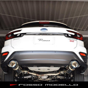 ROSSO MODELLO COLBASSO TI-C TITANIUM TAIL BLUE EXHAUST MUFFLER FOR SUBARU LEVORG VN5 CB18 COBT-K407-BLUE