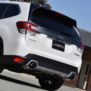 ROSSO MODELLO COLBASSO TI-C TITANIUM TAIL BLUE EXHAUST MUFFLER FOR SUBARU FORESTER SPORT SK5 CB18 1.8LTURBO COBT-K408-BLUE