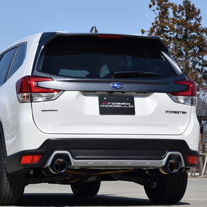 ROSSO MODELLO COLBASSO TI-C TITANIUM TAIL BLUE EXHAUST MUFFLER FOR SUBARU FORESTER SPORT SK5 CB18 1.8LTURBO COBT-K408-BLUE