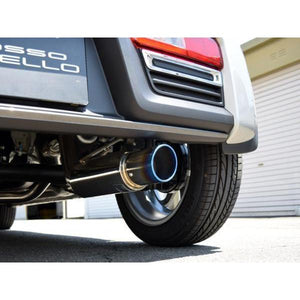 ROSSO MODELLO COLBASSO TI-C TITANIUM TAIL BLUE EXHAUST MUFFLER FOR SUZUKI ALTO TURBO RS HA36S R06A TURBO COBT-K734-BLUE